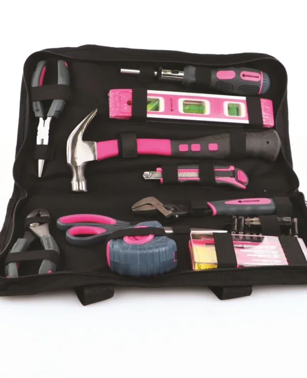 Procore Pink Portable Tool Kit, 41pc