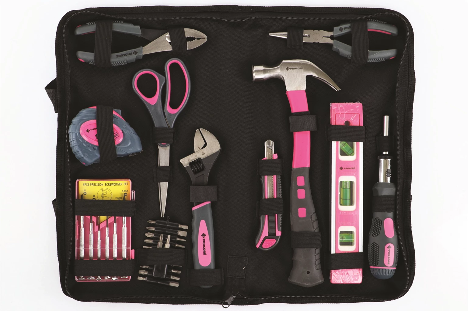 Procore Pink Portable Tool Kit, 41pc - Image 3